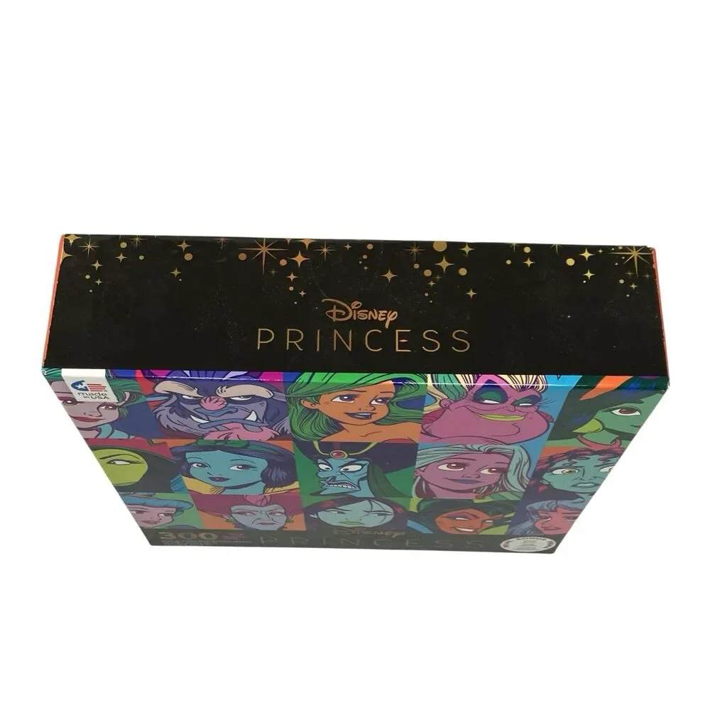 Ceaco Disney Puzzle‎ 300 Pc Oversized Pieces Princess Snow White Villains Ariel